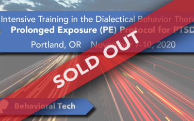 Intensive Training in the Dialectical Behavior Therapy Prolonged Exposure Protocol for PTSD (SOLD OUT)